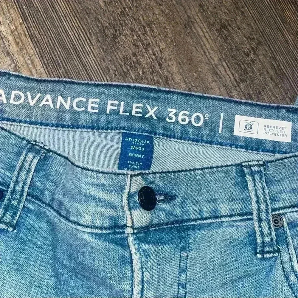 Men’s Arizona advanced flex 360 skinny jeans size 38x30